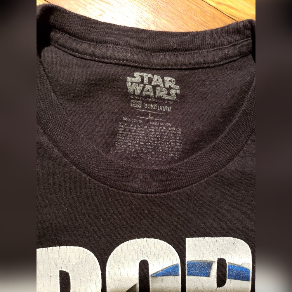Star Wars R2D2 Black Men's Tee - Picture 5 of 7